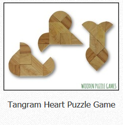 Tangram Heart Puzzle game